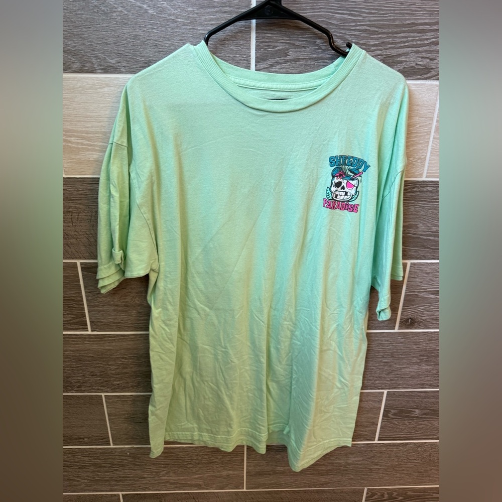 Men’s Mint Shreddy Lyfe Paradise Shirt XL